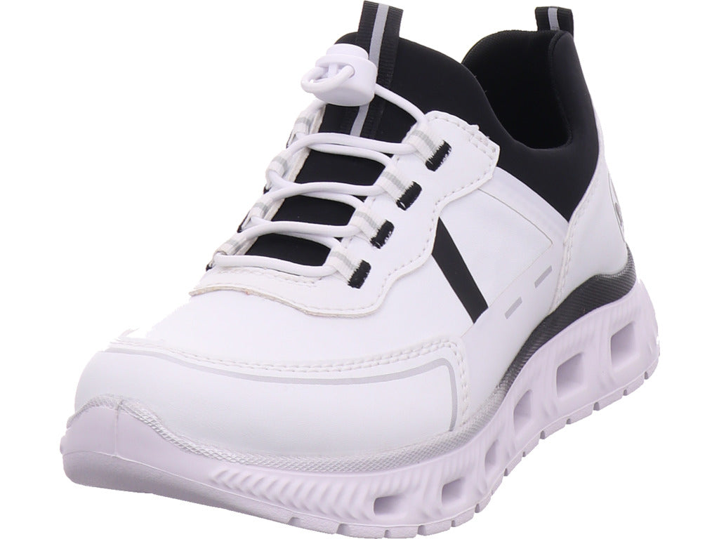 Rieker Damen Sneaker Fsk Damen Halbschuhe in weiß