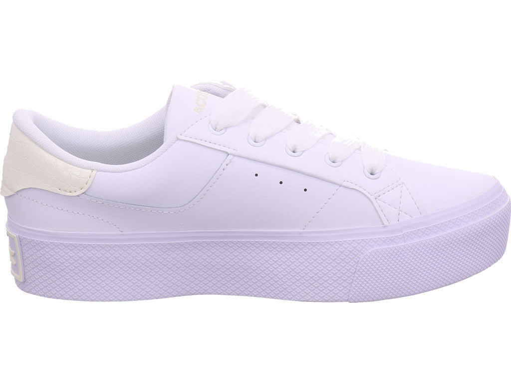 Dámské tenisky Lacoste Ziane na platformě v bílé barvě