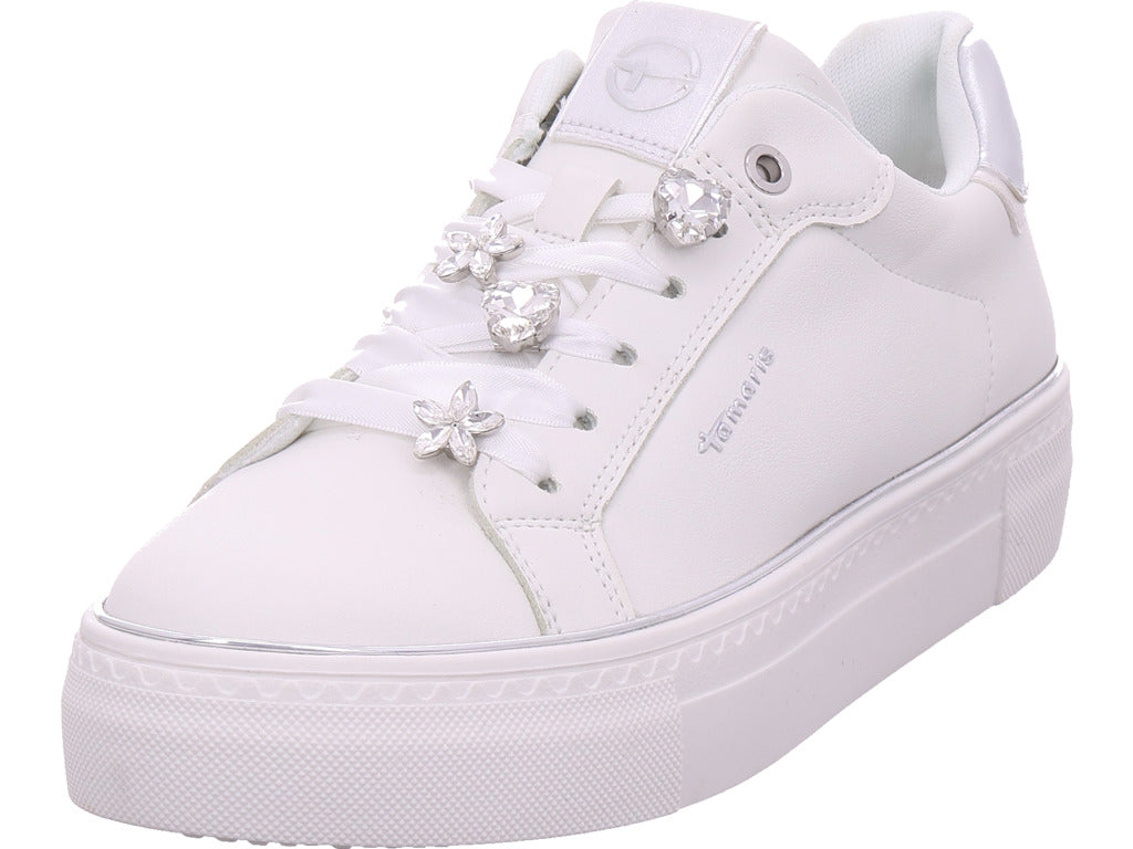 Tamaris Damen Sneaker  in weiß