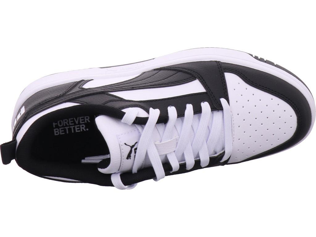 Chlapecké nízké boty Puma Rebouns V6 Lo Jr v černé barvě