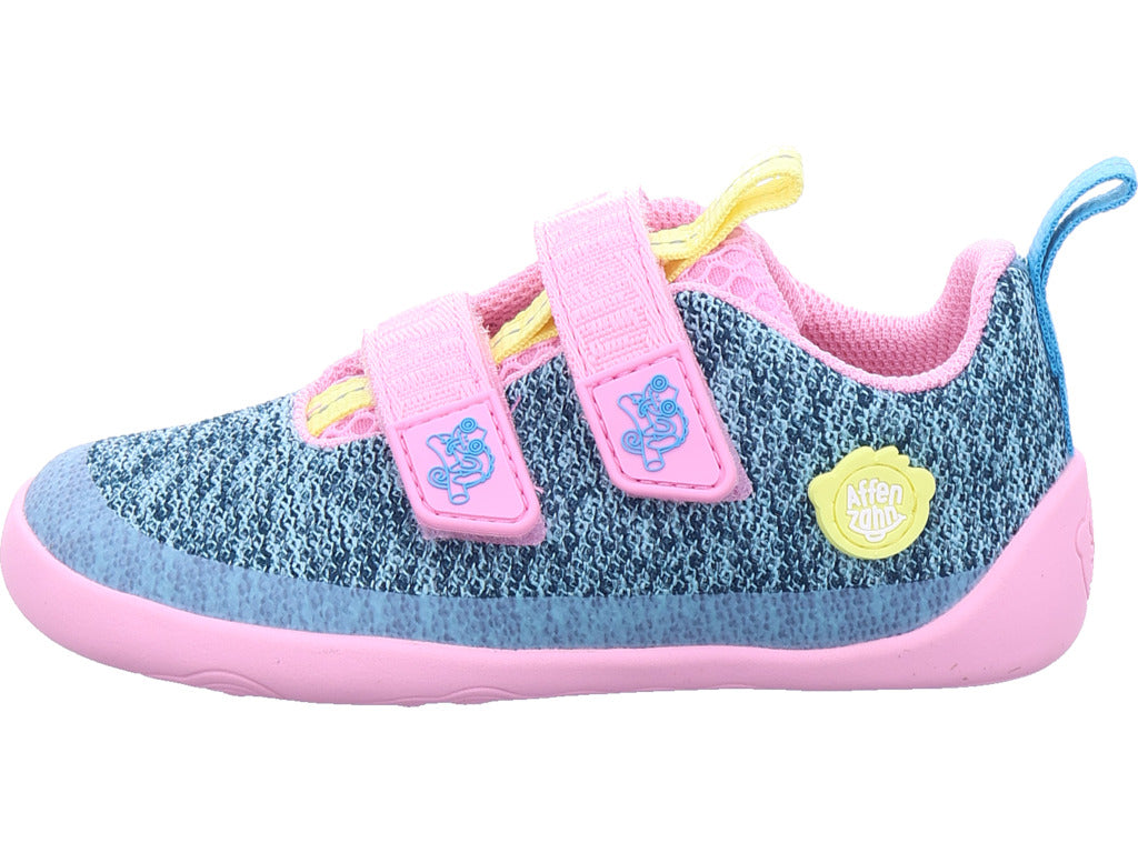 Affenzahn Mädchen Halbschuh Barfußschuh Knit Happy in pink
