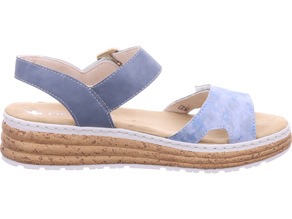 Rieker Damen  Fsk Damen Sandalen in blau