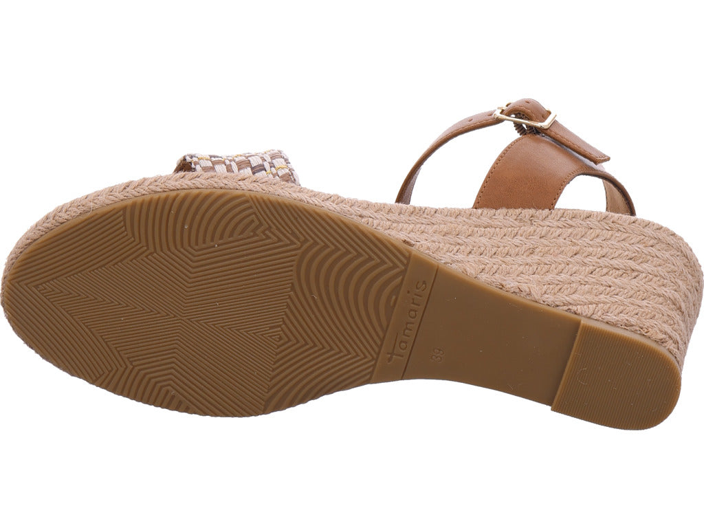 Tamaris Damen Sandalette  in braun