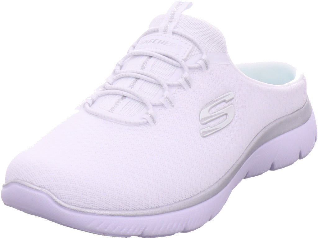 SKECHERS Damen Sabot Mesh Open Back W/ Memory Faom in weiß