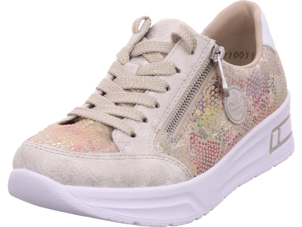 Rieker Damen Sneaker Fsk Damen Halbschuhe in beige