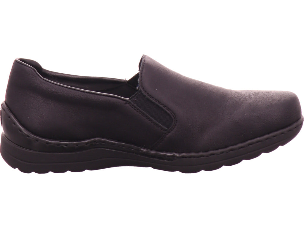 Rieker Damen Slipper Fsk Damen Halbschuhe in schwarz
