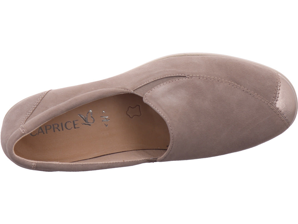 Dámské pantofle Caprice v béžové barvě