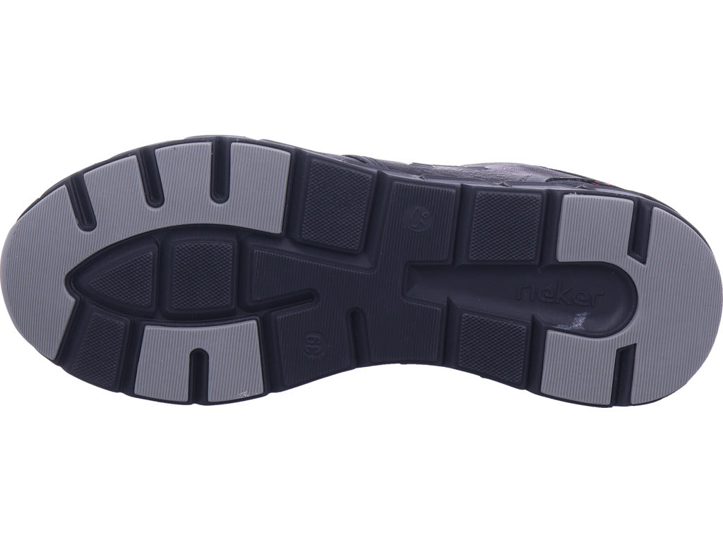 Rieker women's sneakers Hwk women's low shoes in black