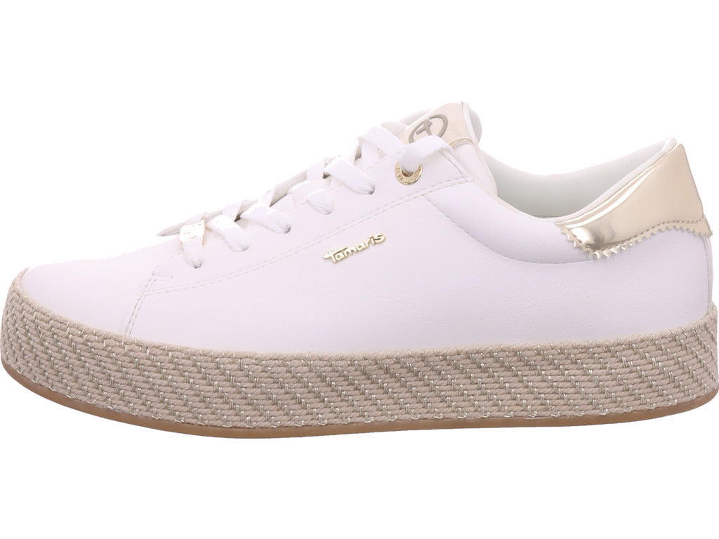 Tamaris Damen Sneaker  in weiß