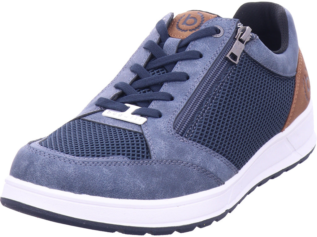 Bugatti men's low-cut shoe in blue