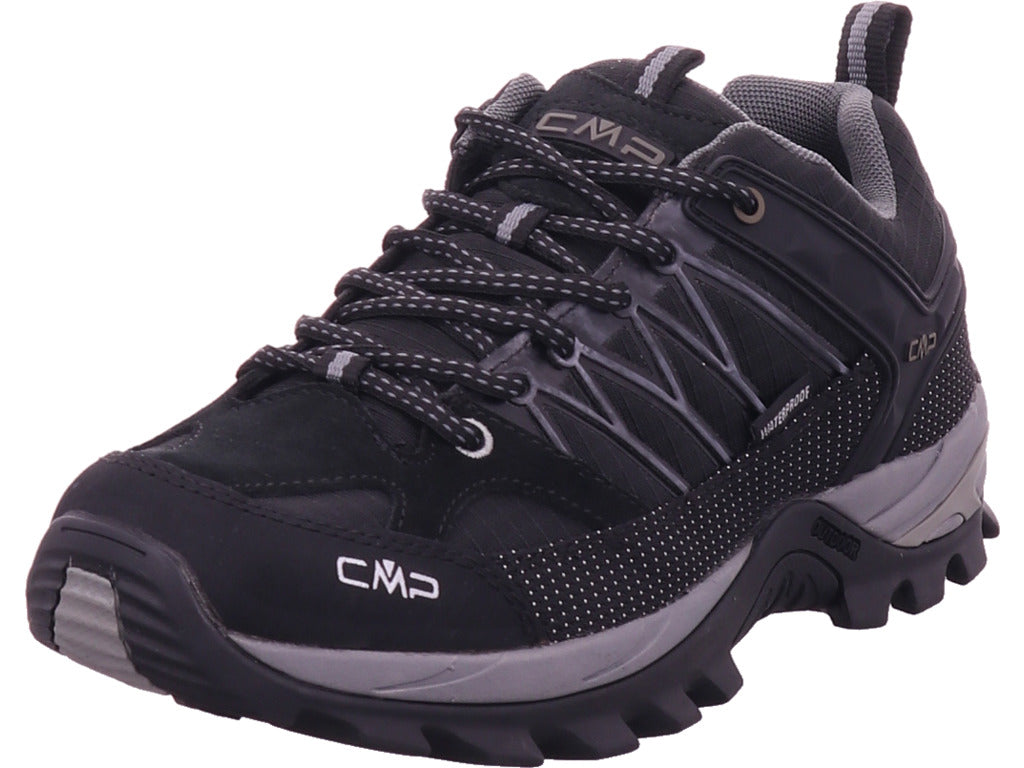 CMP Herren Wanderschuh Rigel Low Trekking Shoe Wp in schwarz