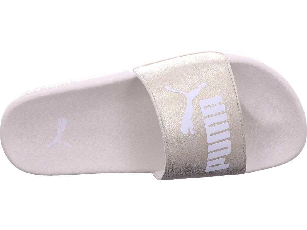 Puma Damen Badeschuh Leadcat 2.0 Metallic Whisper in gold