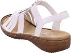 Rieker Damen Sandalette Fsk Damen Sandalen in weiß