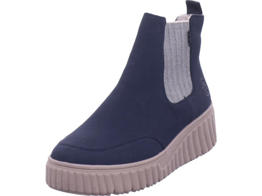 Rieker Damen Stiefelette Hwk Damen Stiefel in blau