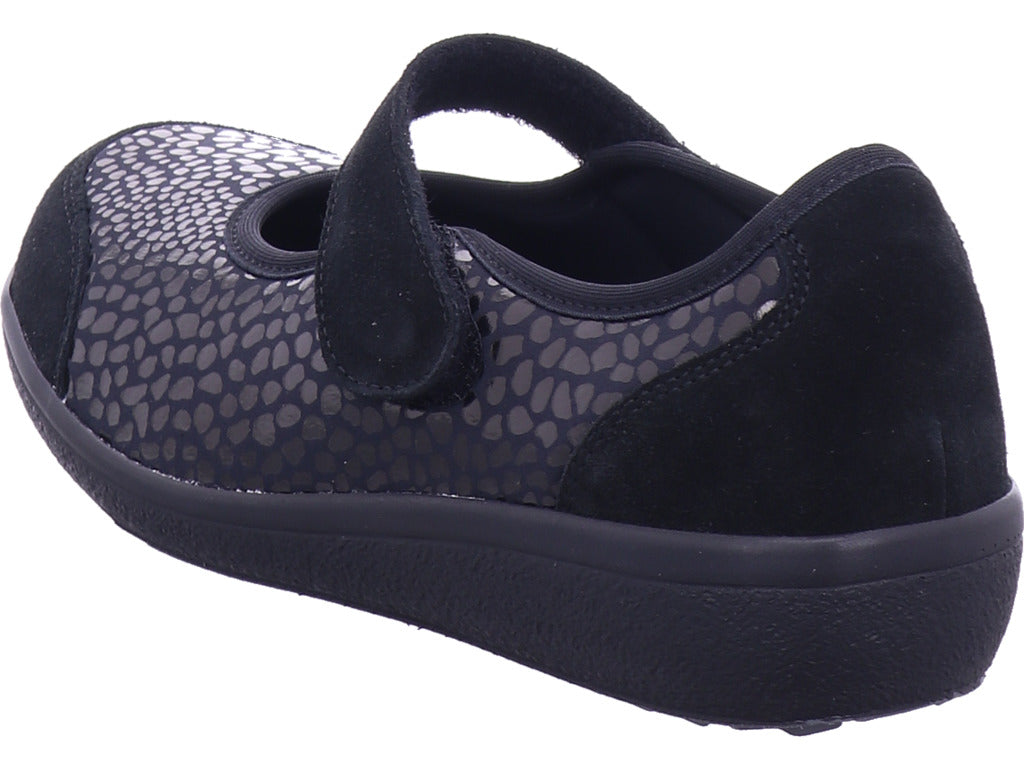 Varomed Damen Pump Sevilla Schwarz in schwarz