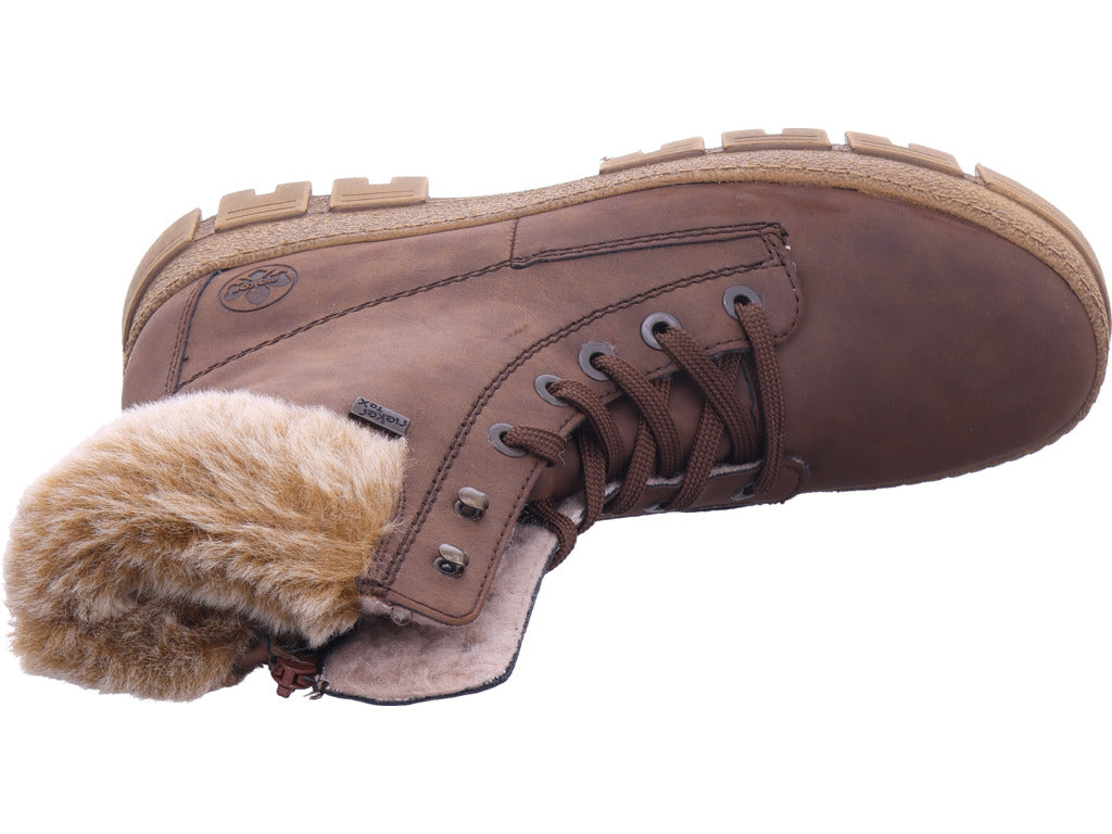 Dámské kotníkové boty Rieker Hwk v hnědé barvě