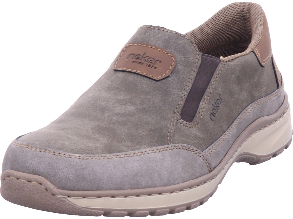 Rieker Herren Slipper Fsk Herren Halbschuhe in braun