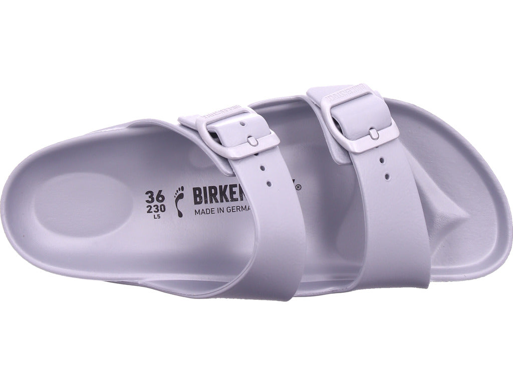 Birkenstock Damen Pantolette Metallic Silver in sonstige