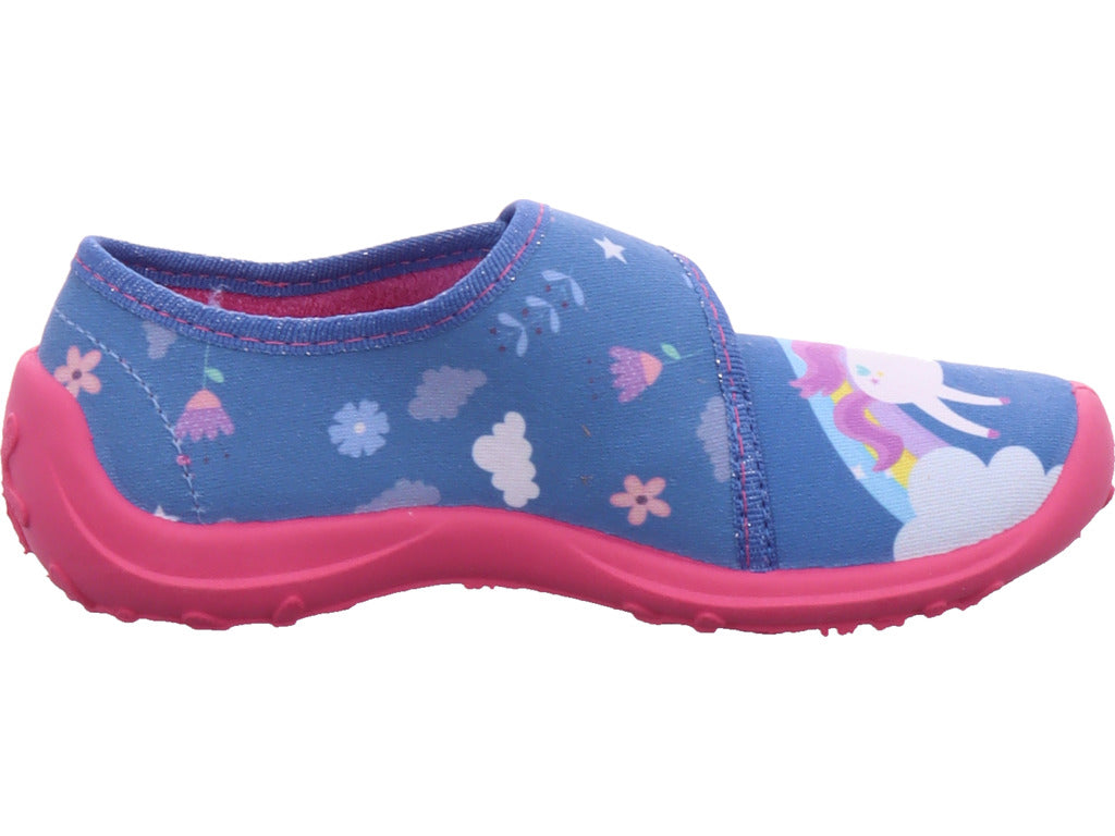 fischer Mädchen   in blau