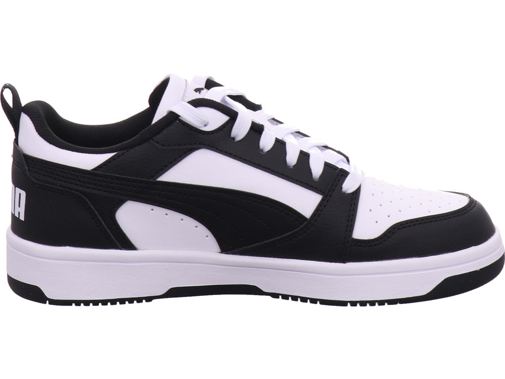 Chlapecké nízké boty Puma Rebouns V6 Lo Jr v černé barvě