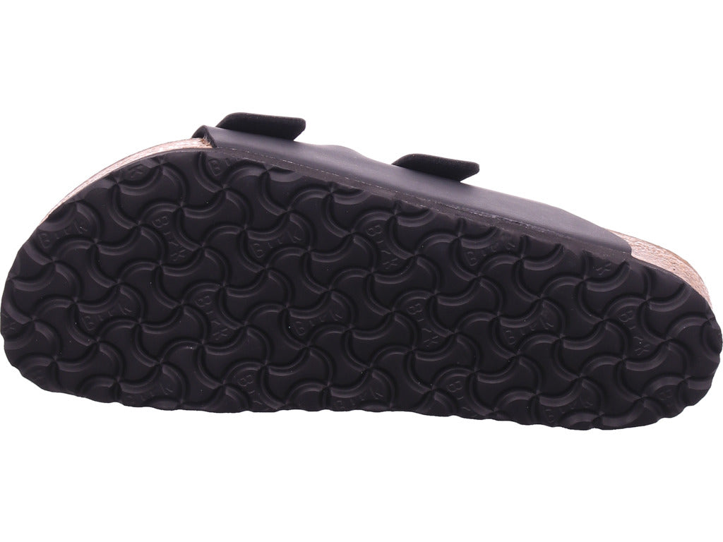 Birkenstock Herren Hausschuh Tieffußbett in schwarz