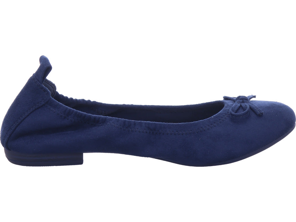 Marco Tozzi women's ballerina shoes in blue