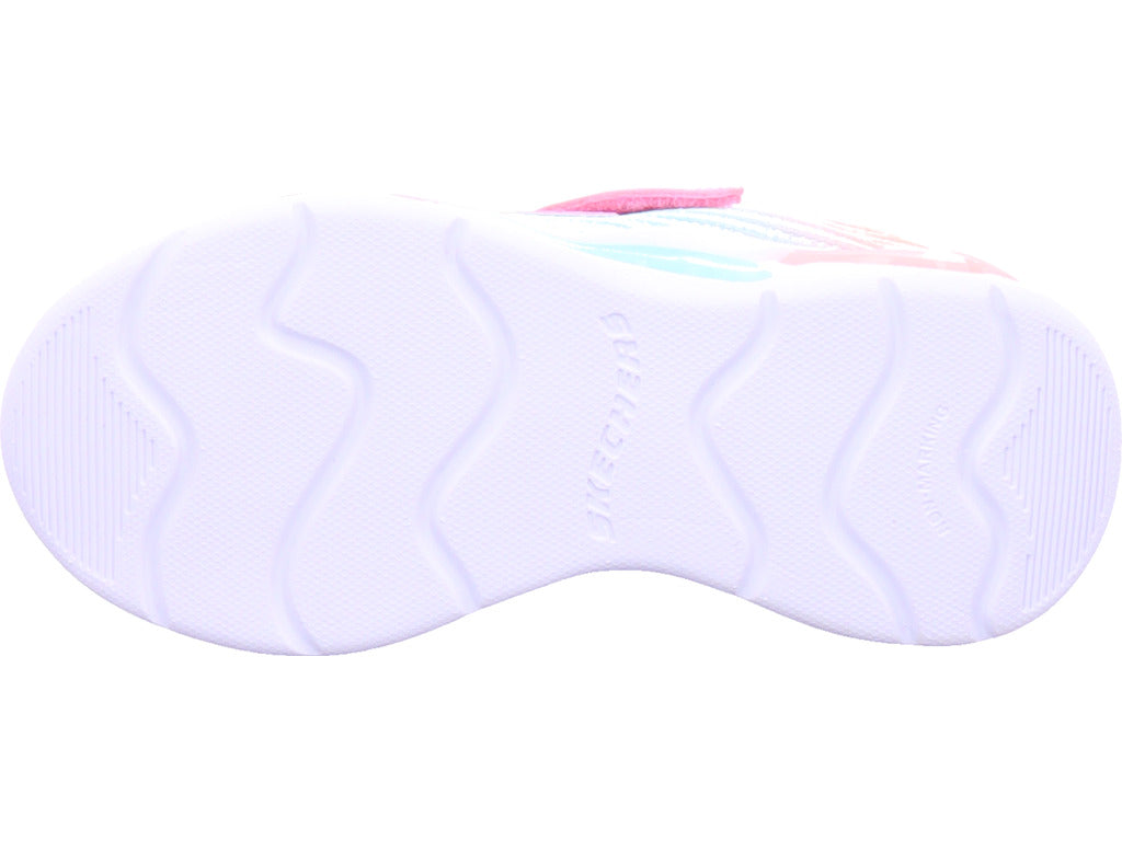 SKECHERS Mädchen Sneaker Wavy Beams in rot