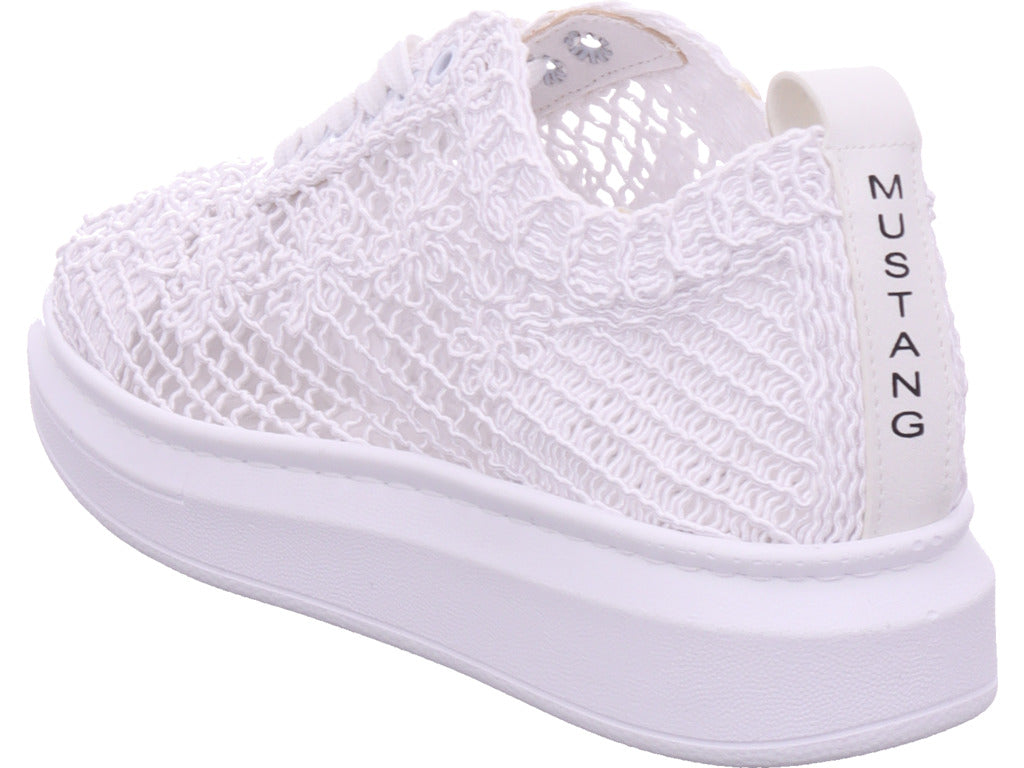 Mustang Damen Textilschuh  in weiß
