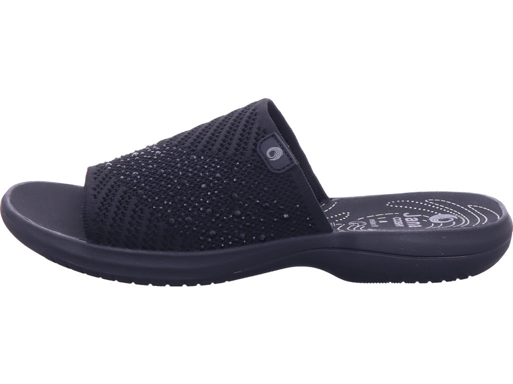 Jana Damen Pantolette M2726244 in schwarz