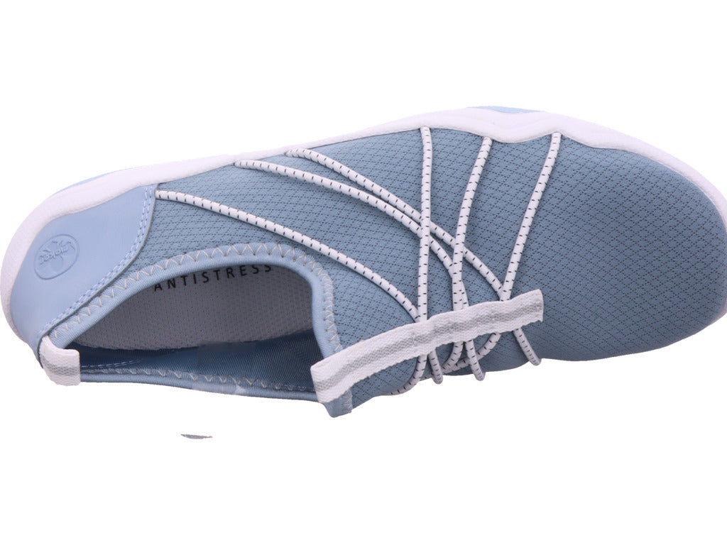 Rieker Damen Sneaker Barfuss in blau