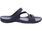 Crocs Damen Pantolette Swiftwater Sandal W in schwarz