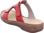 Rieker Damen Pantolette Fsk Damen Sandalen in rot