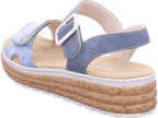 Rieker Damen  Fsk Damen Sandalen in blau