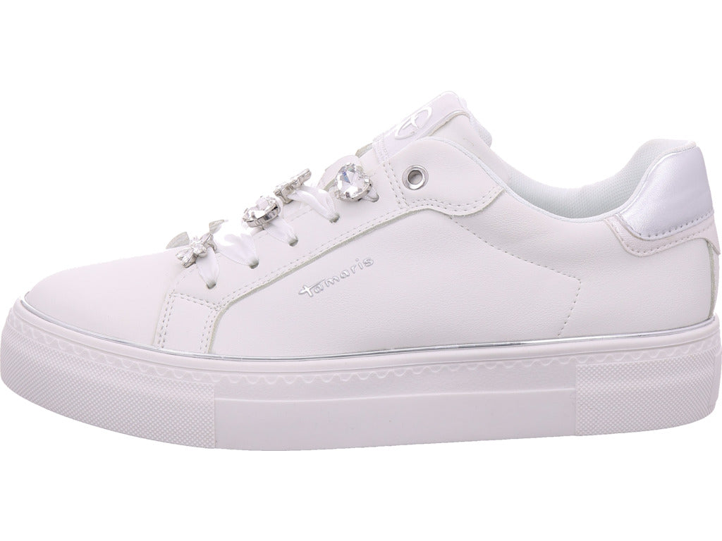Tamaris Damen Sneaker  in weiß