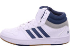 Adidas Jungen Sneaker Hoops Mid Classic J in weiß