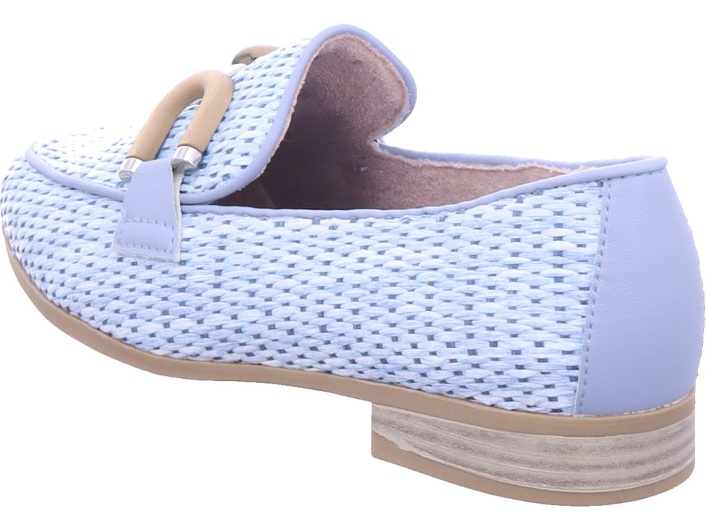 Marco Tozzi Damen Slipper Women Slip-On in blau