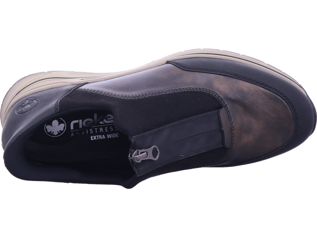 Dámské polobotky Rieker Hwk v hnědé barvě