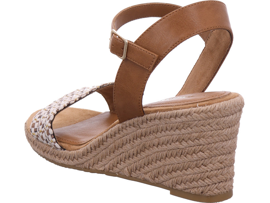 Tamaris Damen Sandalette  in braun