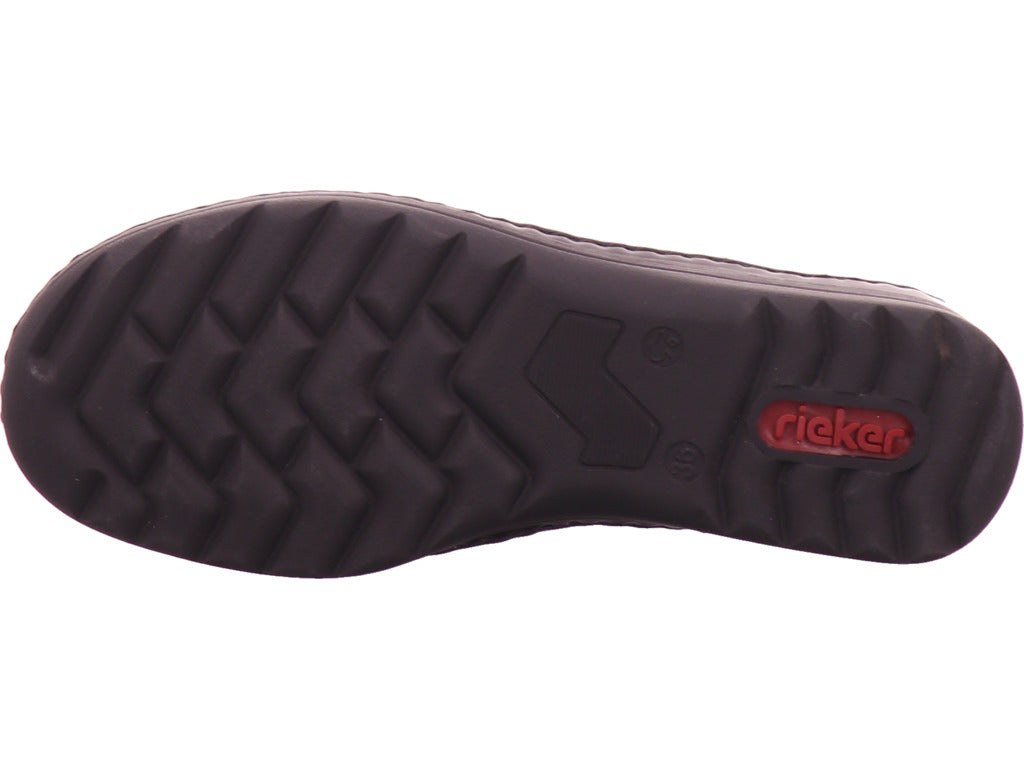 Rieker Damen Slipper Fsk Damen Halbschuhe in schwarz
