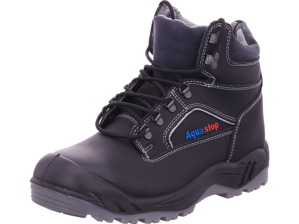 Leopard Men's Work Shoe Safety Ankle Boots S3 in black