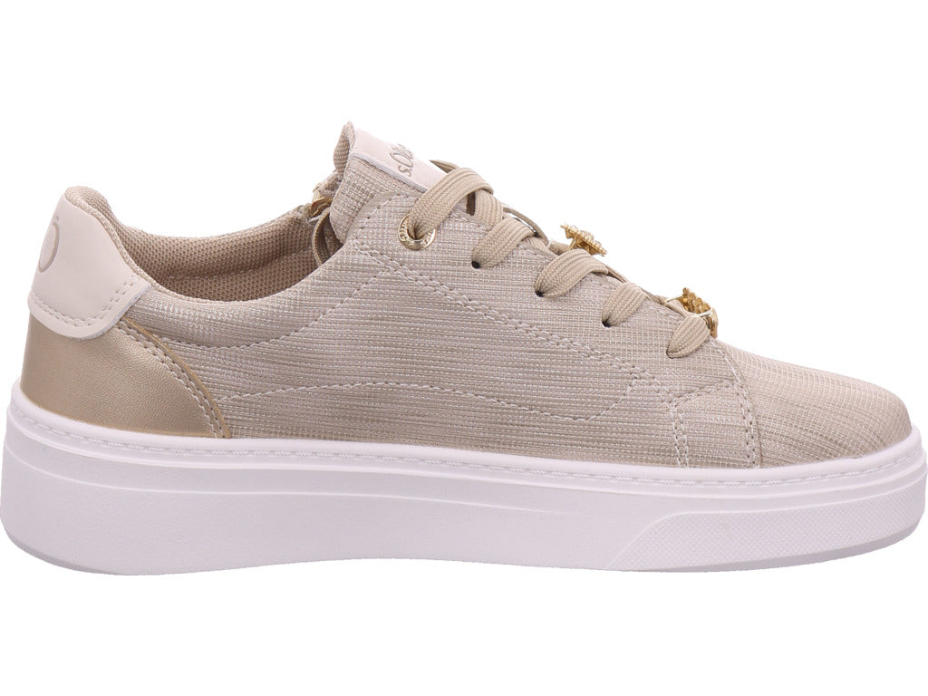 Dámské tenisky s.Oliver ve zlaté barvě