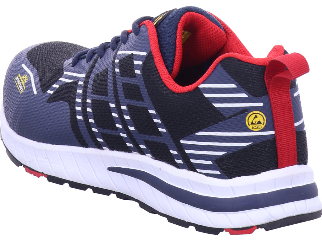 WorkPower Herren Halbschuh Sicherheitshalbschuh S1 Jersey in blau