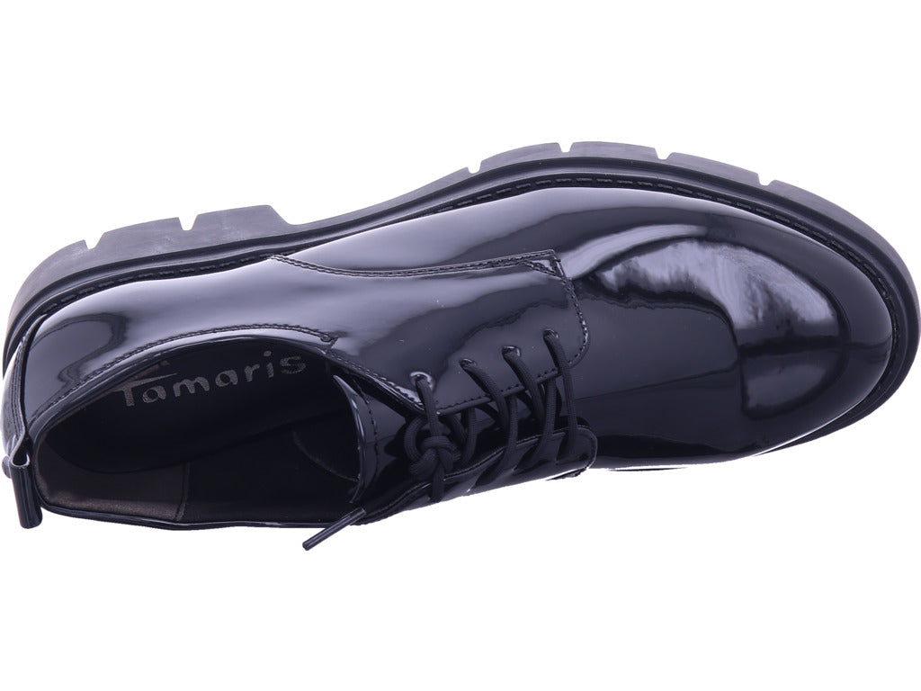 Dámské šněrovací boty Tamaris v černé barvě