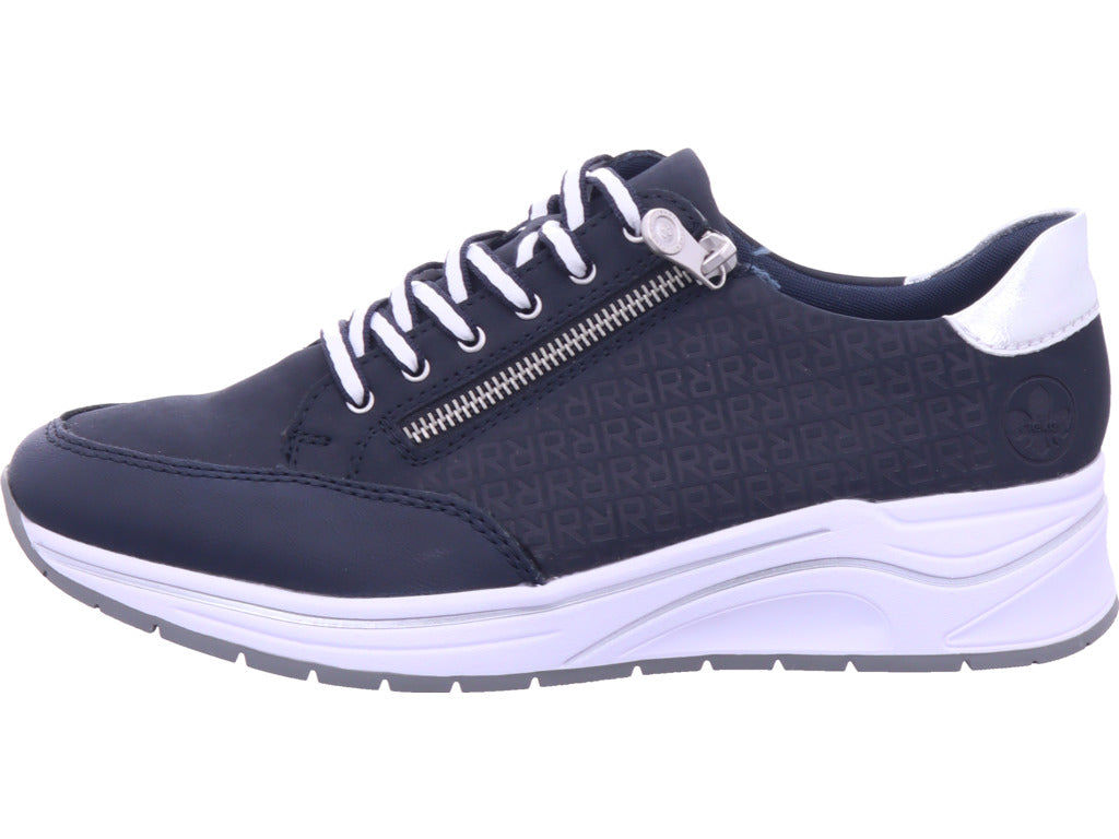 Rieker Damen Sneaker Fsk Damen Halbschuhe in blau