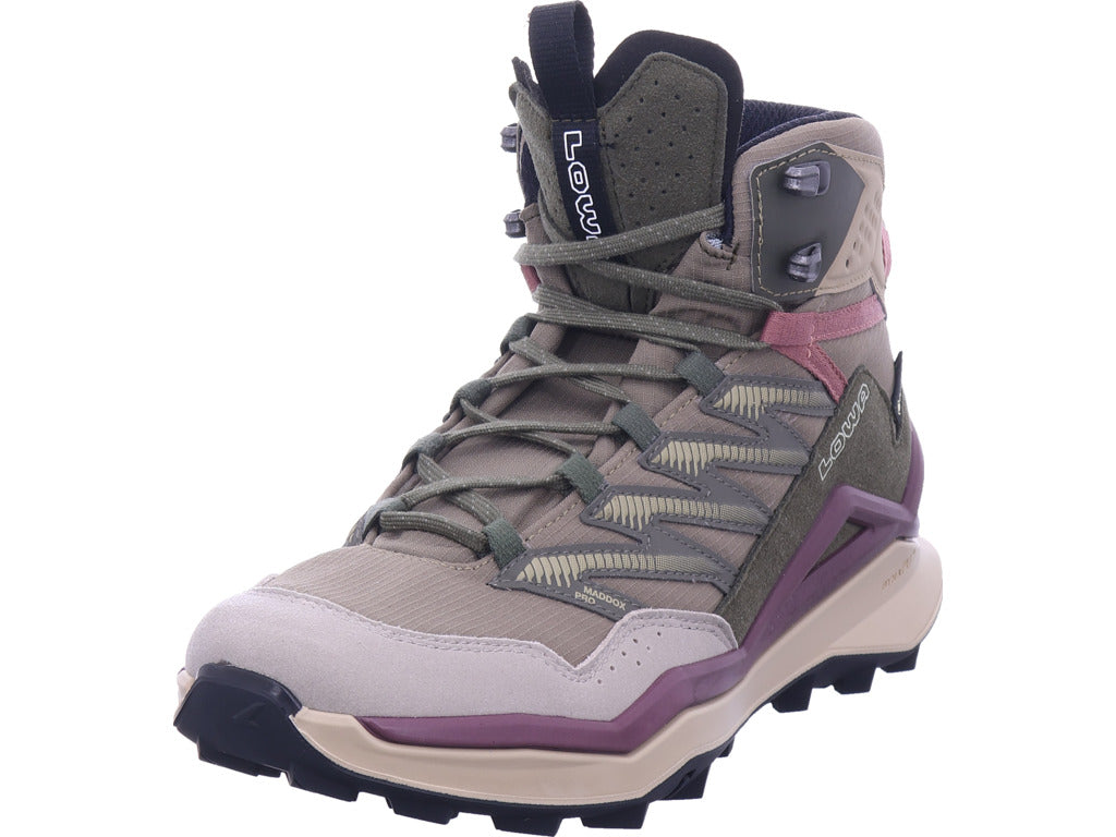 lowa Damen Wanderstiefel Maddox Pro Gtx Mid Ws in beige