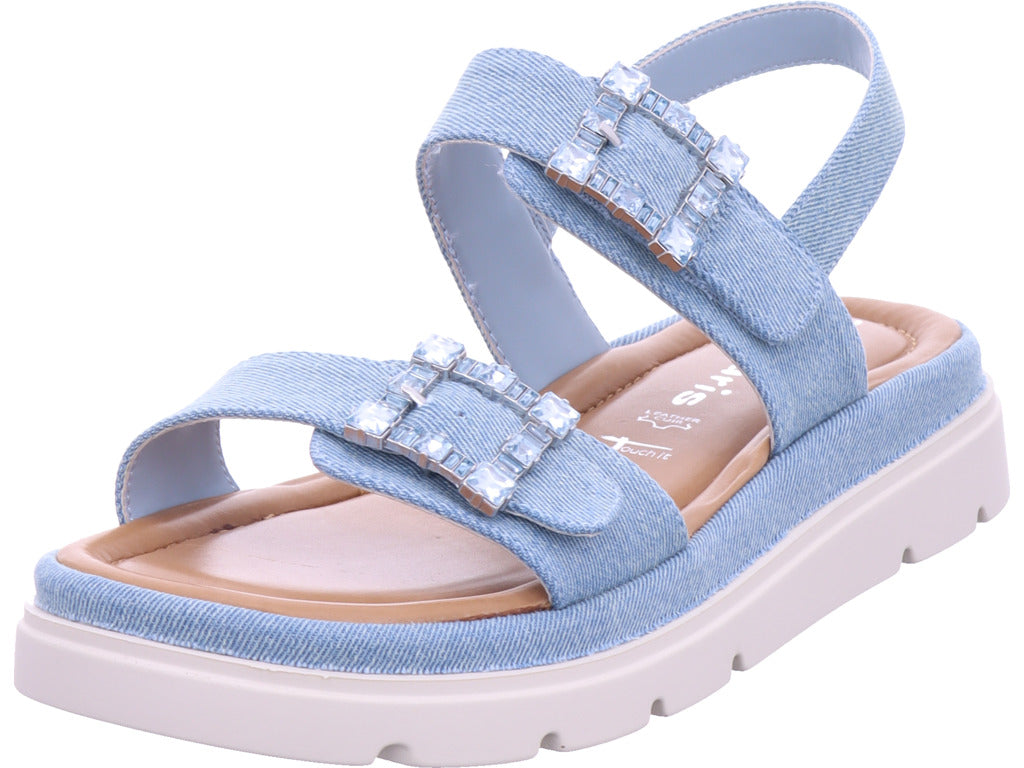 Tamaris Damen Sandalette  in blau