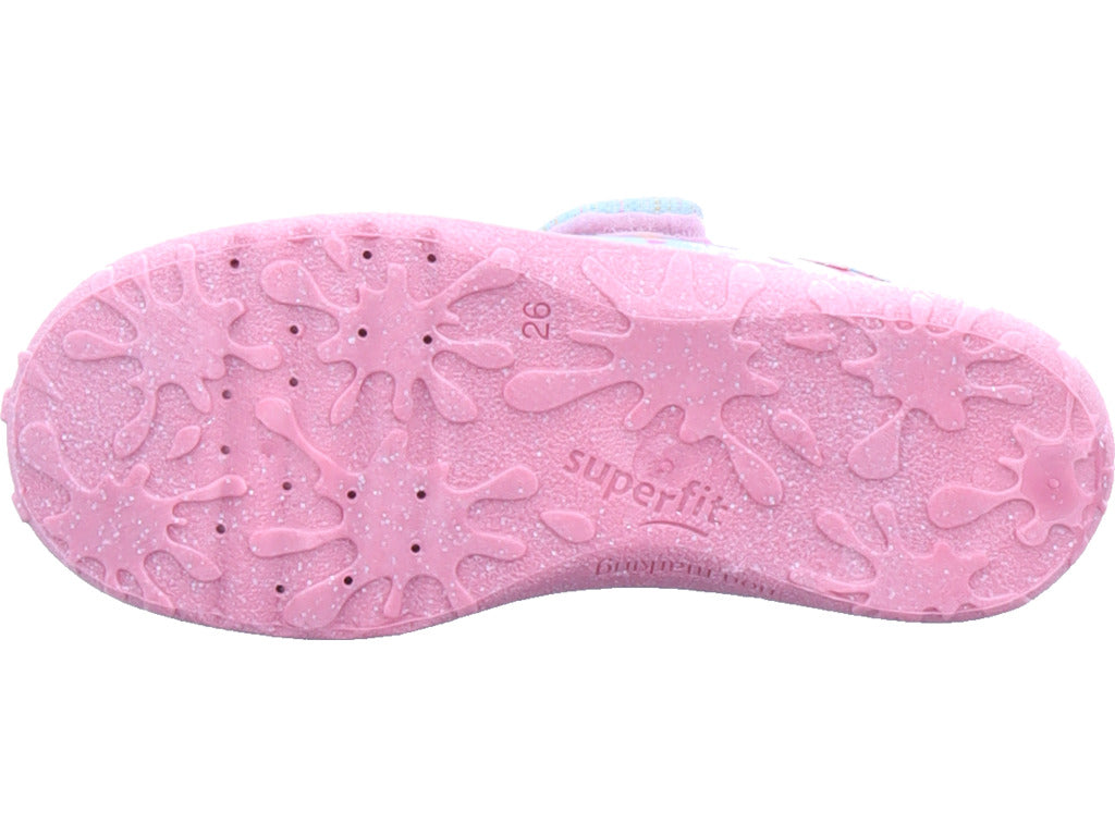 Dívčí textilní pantofle Legero \ Spotty v zelené barvě