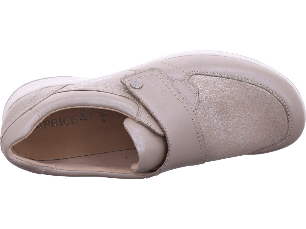 Dámské pantofle Caprice v pískově šedohnědé barvě