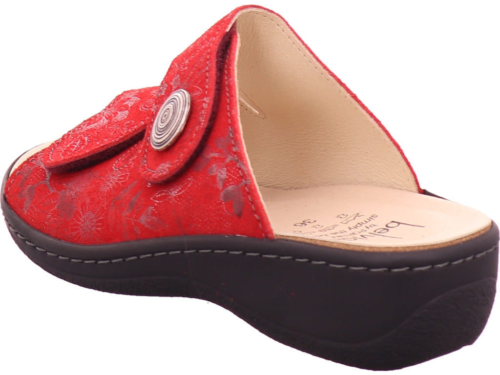 portina Damen Pantolette  in rot