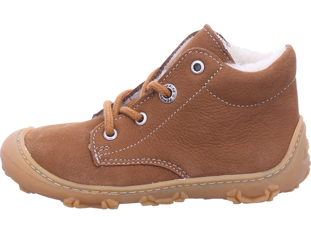 Chlapecké kotníkové boty Ricosta v hnědé barvě